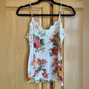 Floral and Lace Cami Tank